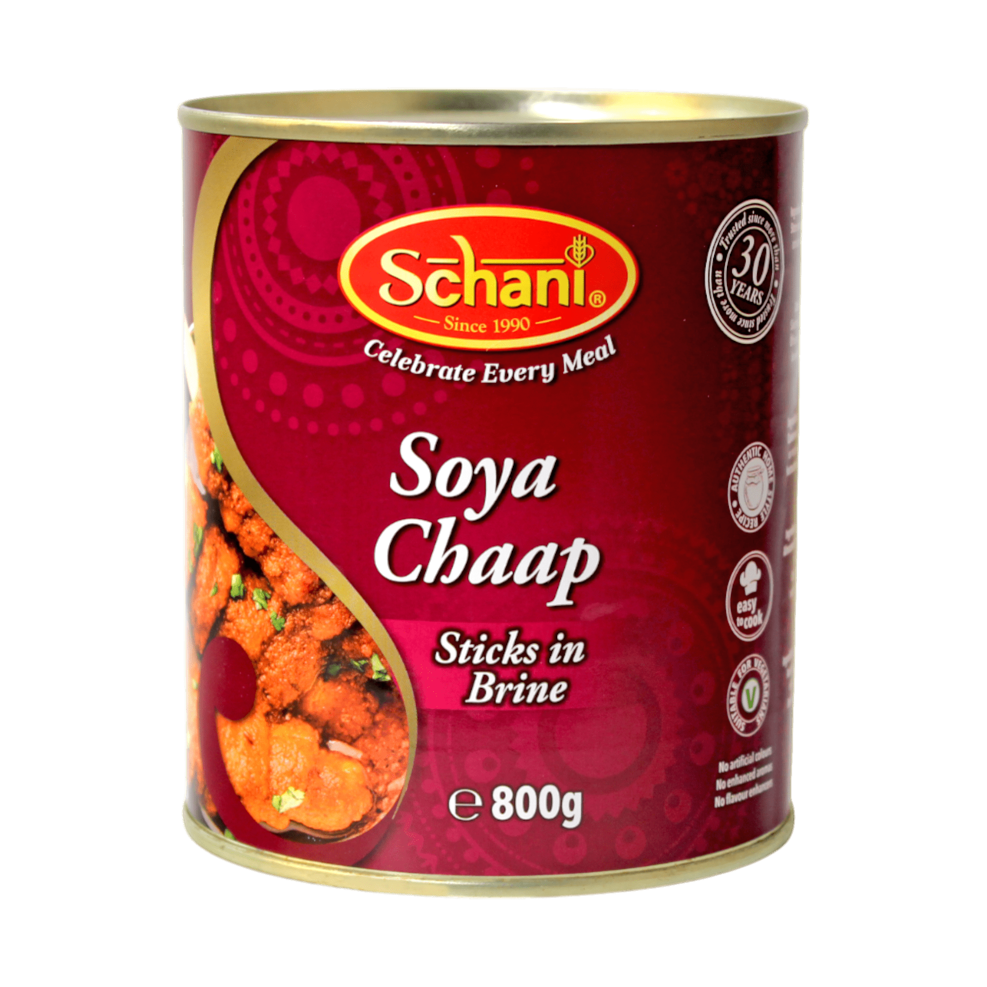 Schani - 800g Soya Chaap Tikka (Sticks in Brine)