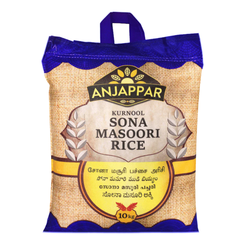 Anjappar - 10kg Kurnool Sona Masoori Rice