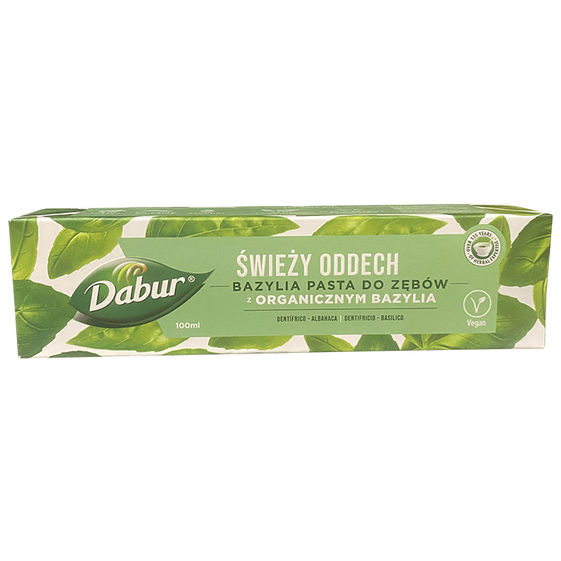 Dabur - 100ml Herbal Toothpaste with Basil Extract (Tulsi)
