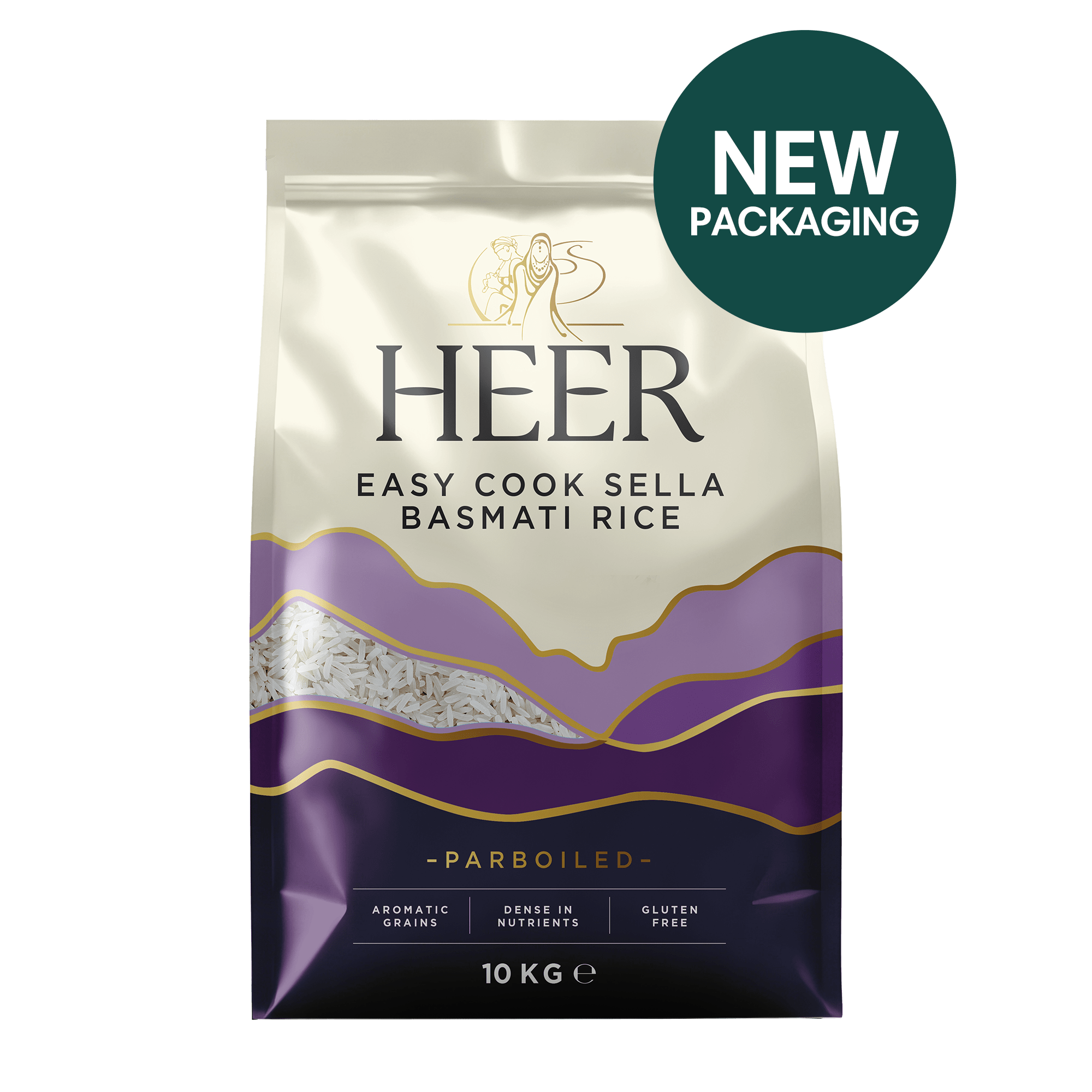 Heer - 10kg Easy cook sella basmati rice (parboiled)