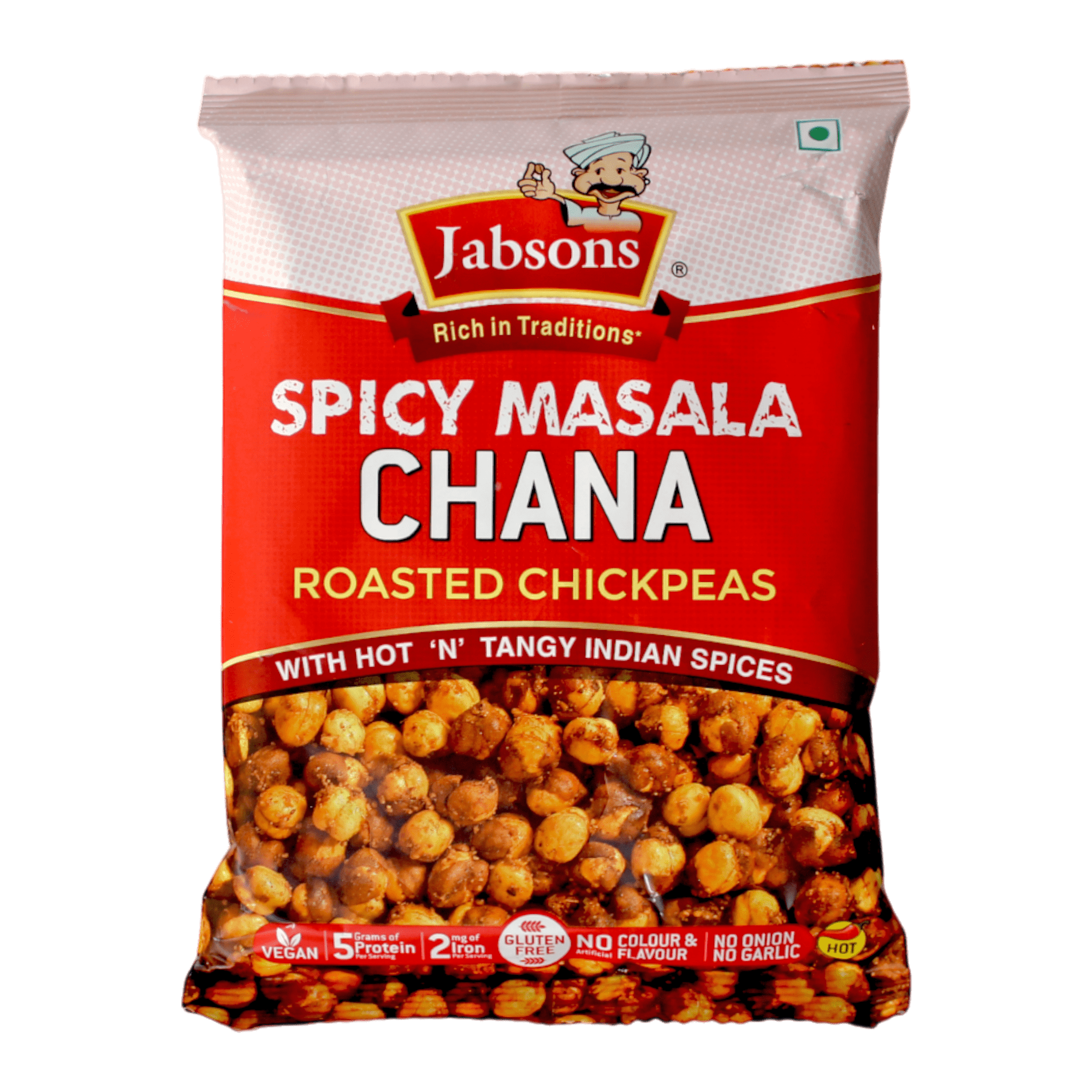 Jabsons - 150g Spicy Masala Chana (Roasted Chickpeas)