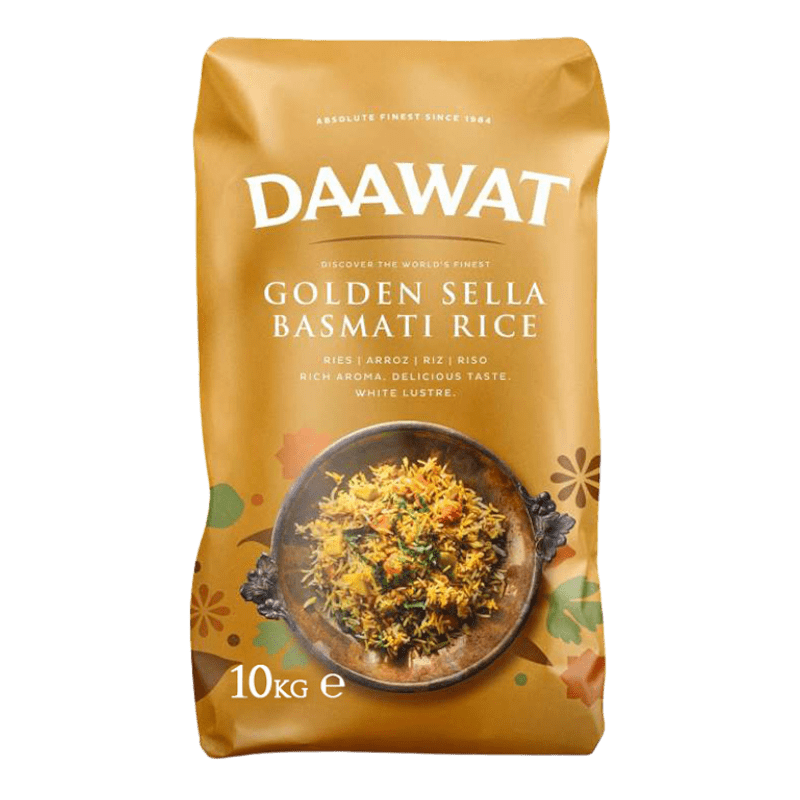 Daawat - 10kg Sella Basmati Rice Parboiled